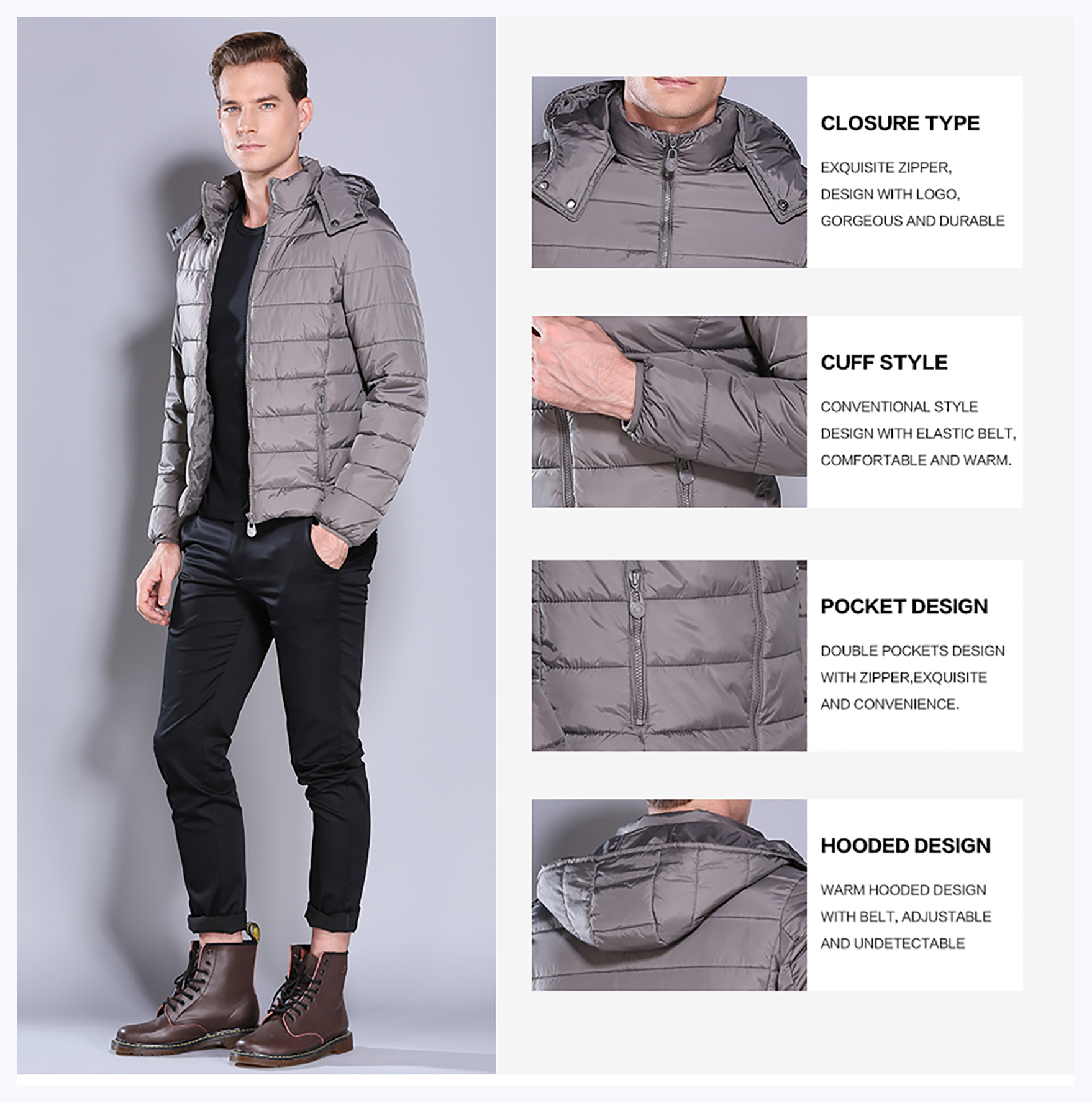 Hooded Padding Jackets