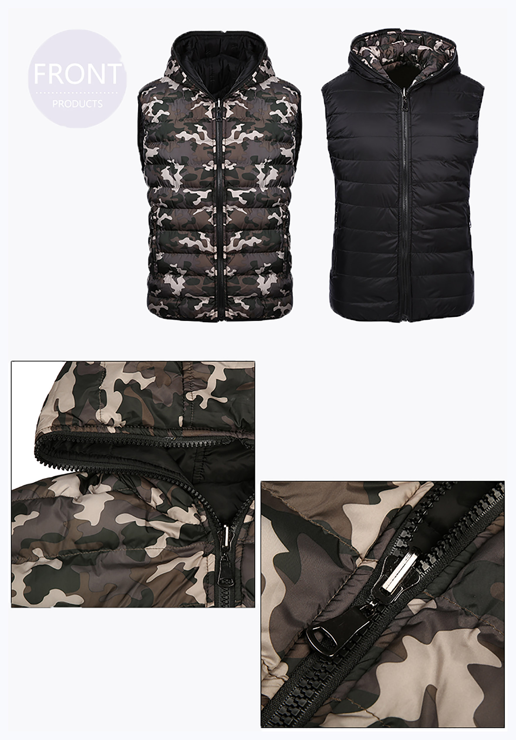 Camouflage Cotton Vest